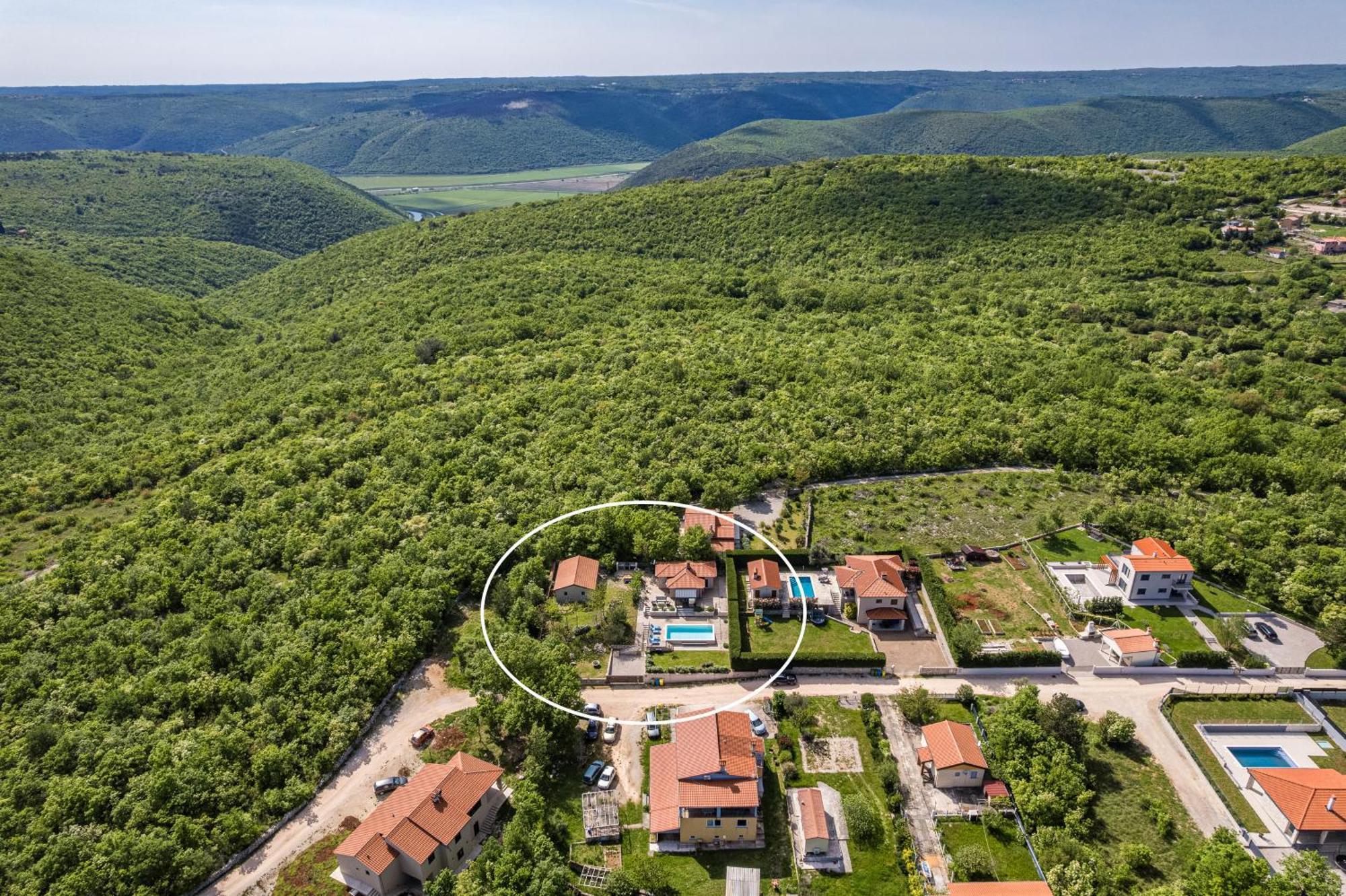 Krasna Kuca Villa Labin  Buitenkant foto