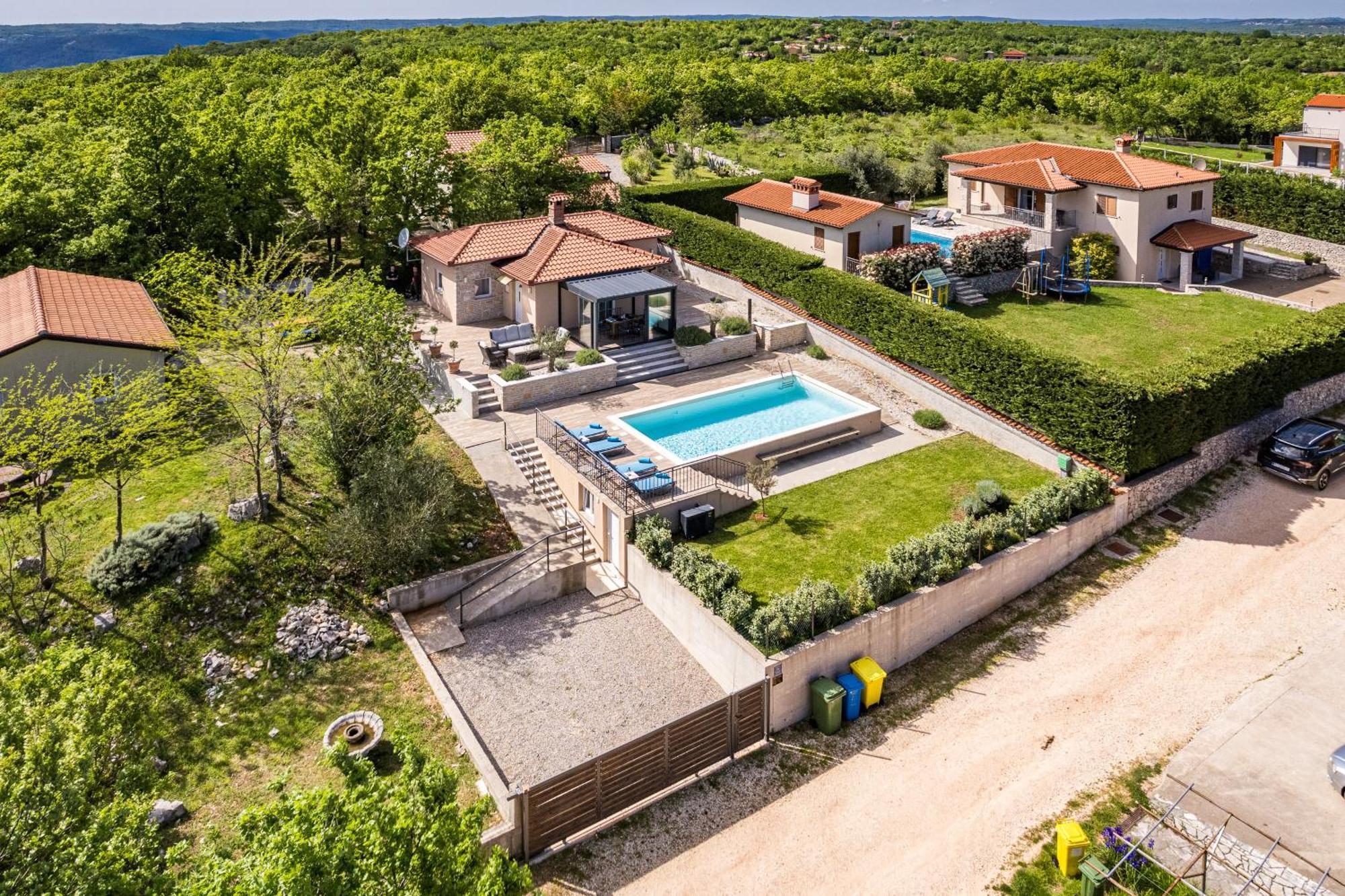 Krasna Kuca Villa Labin  Buitenkant foto