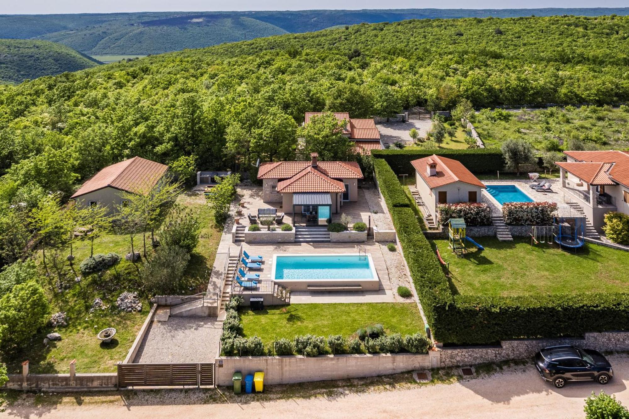 Krasna Kuca Villa Labin  Buitenkant foto